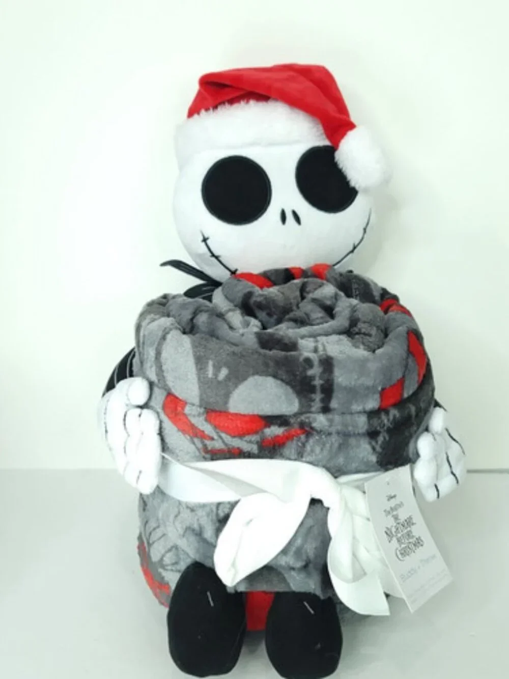 Disney's The NBC Jack Skellington Holiday Pillow Buddy & 50X60 Throw Blanket Set